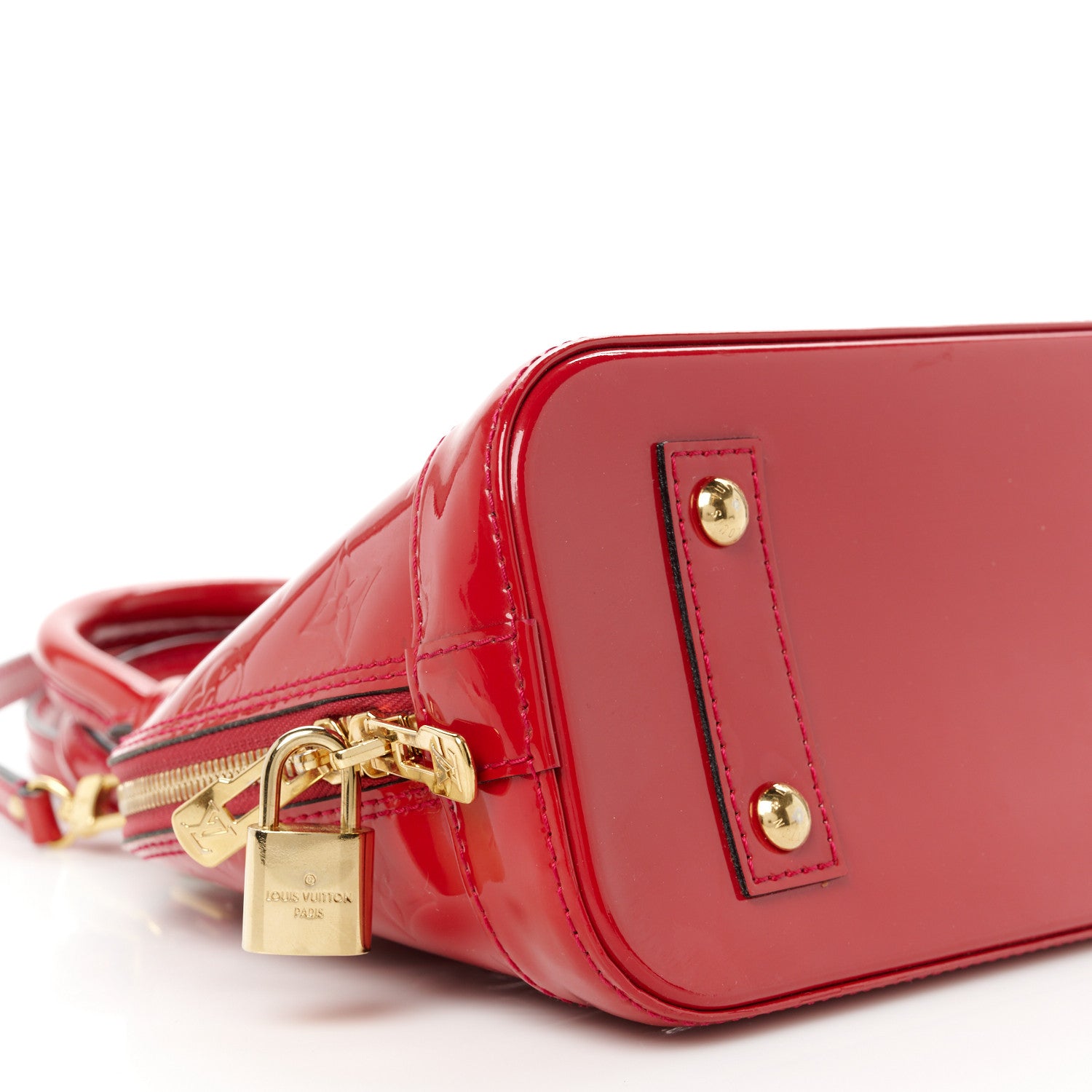 Louis Vuitton Vernis Alma BB Rose Indien 9 of 10