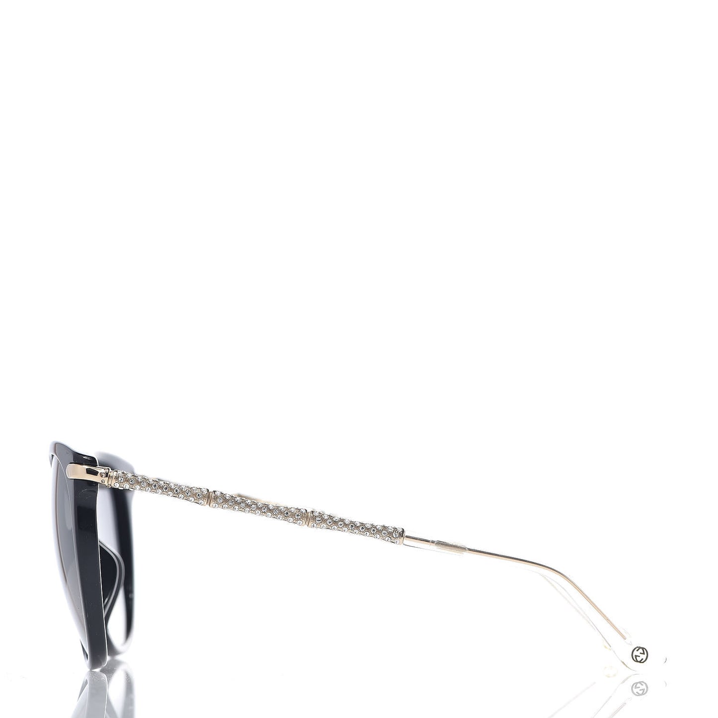 Crystal Bamboo Cat Eye GG 3771/N/F/S Sunglasses Gold