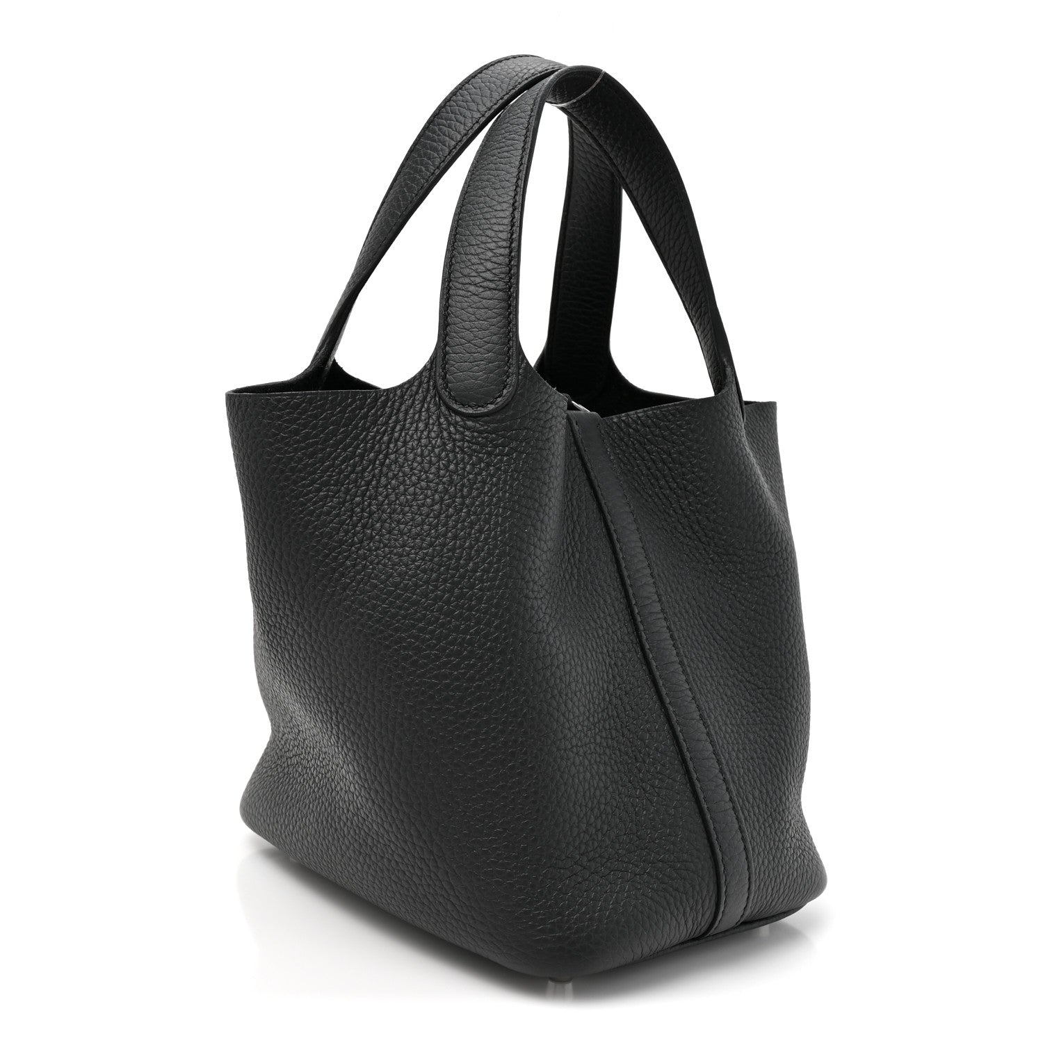 Hermes Taurillon Clemence Picotin Lock 18 PM Black 3 of 10