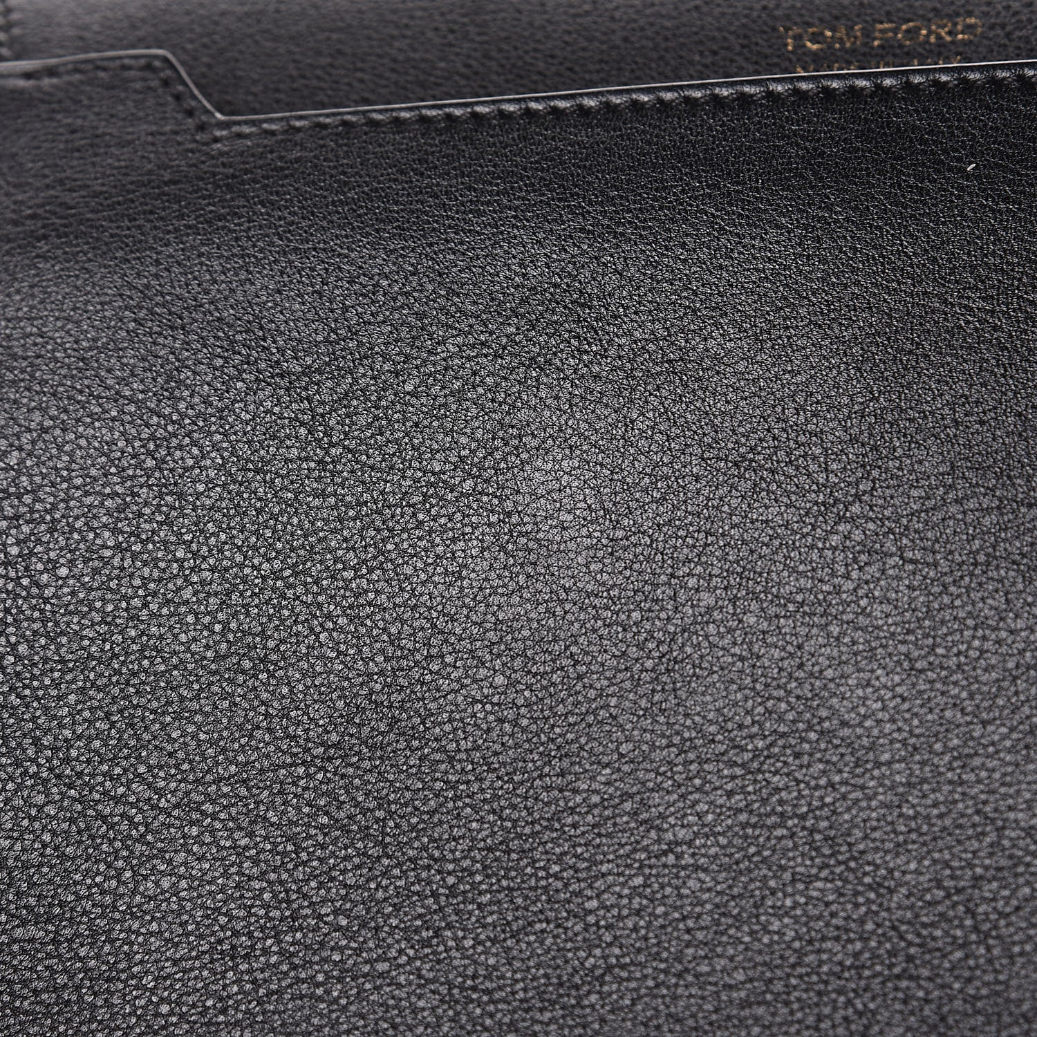 Tom Ford Calfskin Medium Leonica Padlock Satchel Bag Black 11 of 13