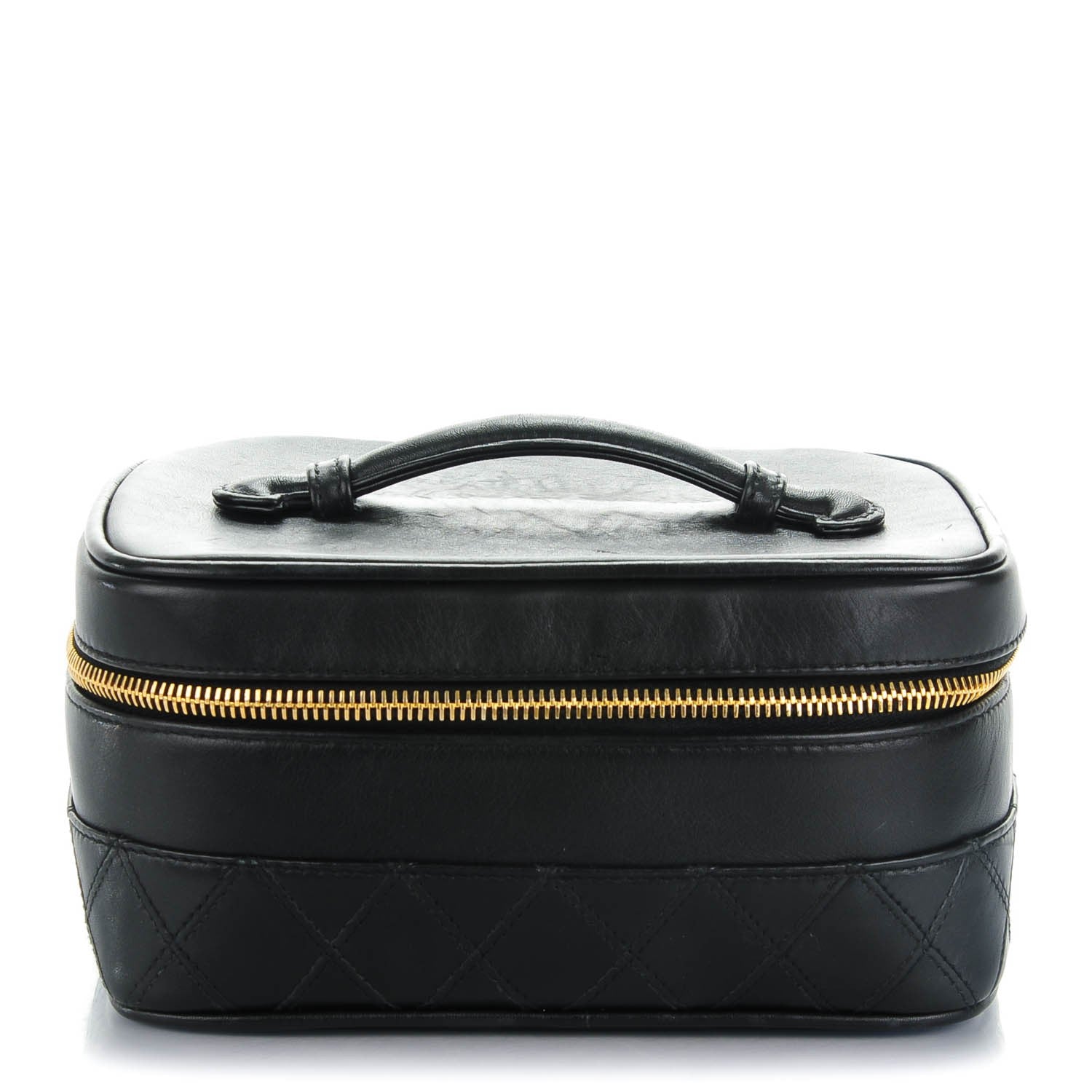 Chanel Calfskin Vanity Cosmetic Case Black 1 of 8