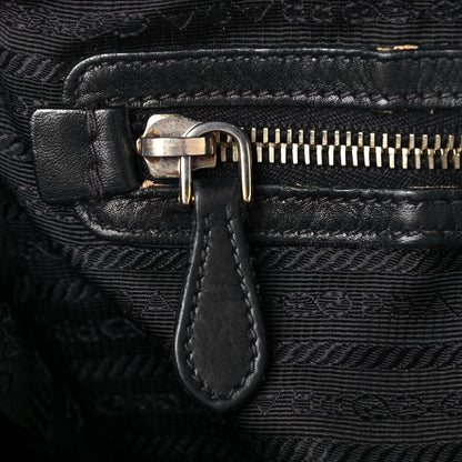 Prada Soft Calfskin Hobo Black 15 of 21