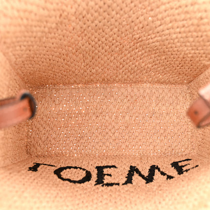 Loewe Raffia Small Paula's Ibiza Logo Tote Natural Tan 5 of 9