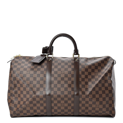 Louis Vuitton Damier Ebene Keepall 50 1 of 10