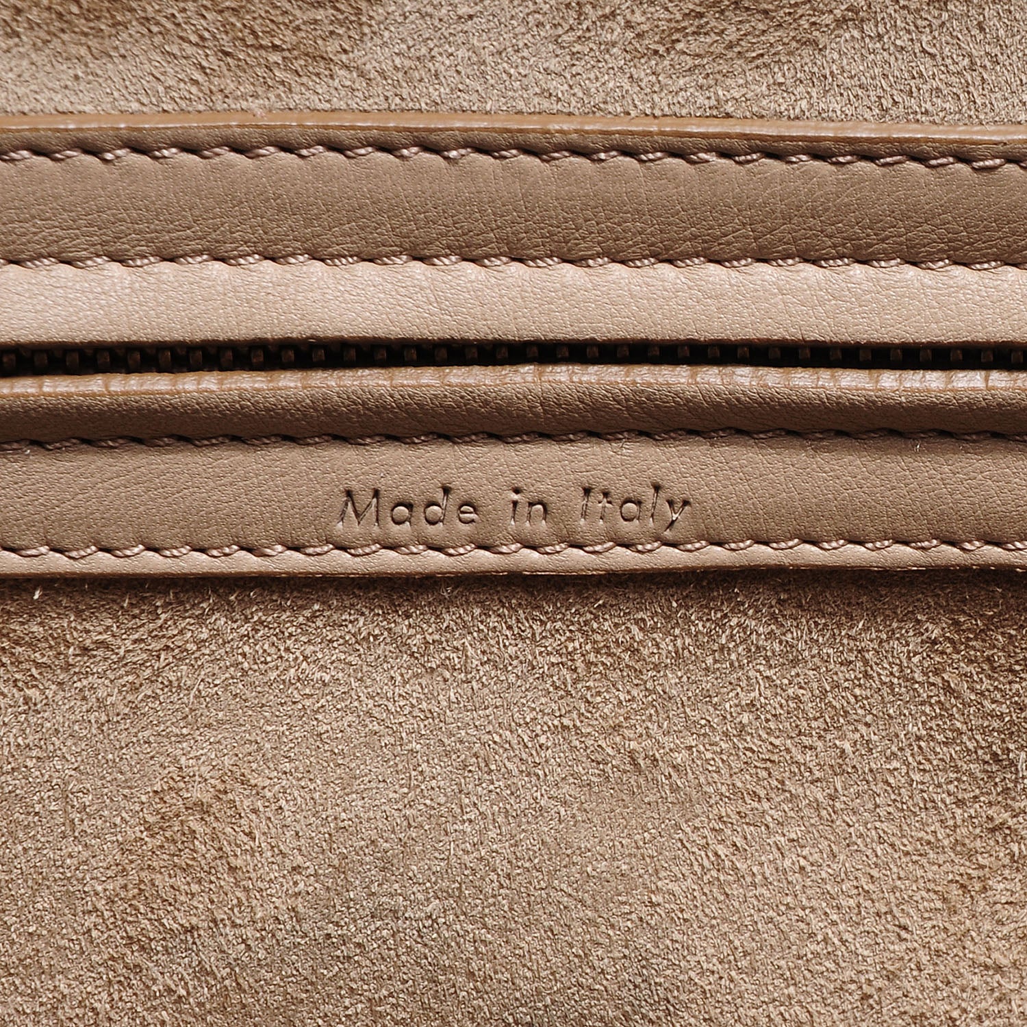 Celine Supple Calfskin Medium Phantom Luggage Beige 7 of 9