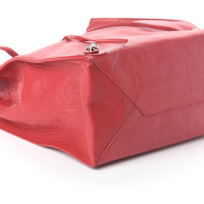 Balenciaga Veau Papier A5 Tote Rouge Grenade 6 of 7