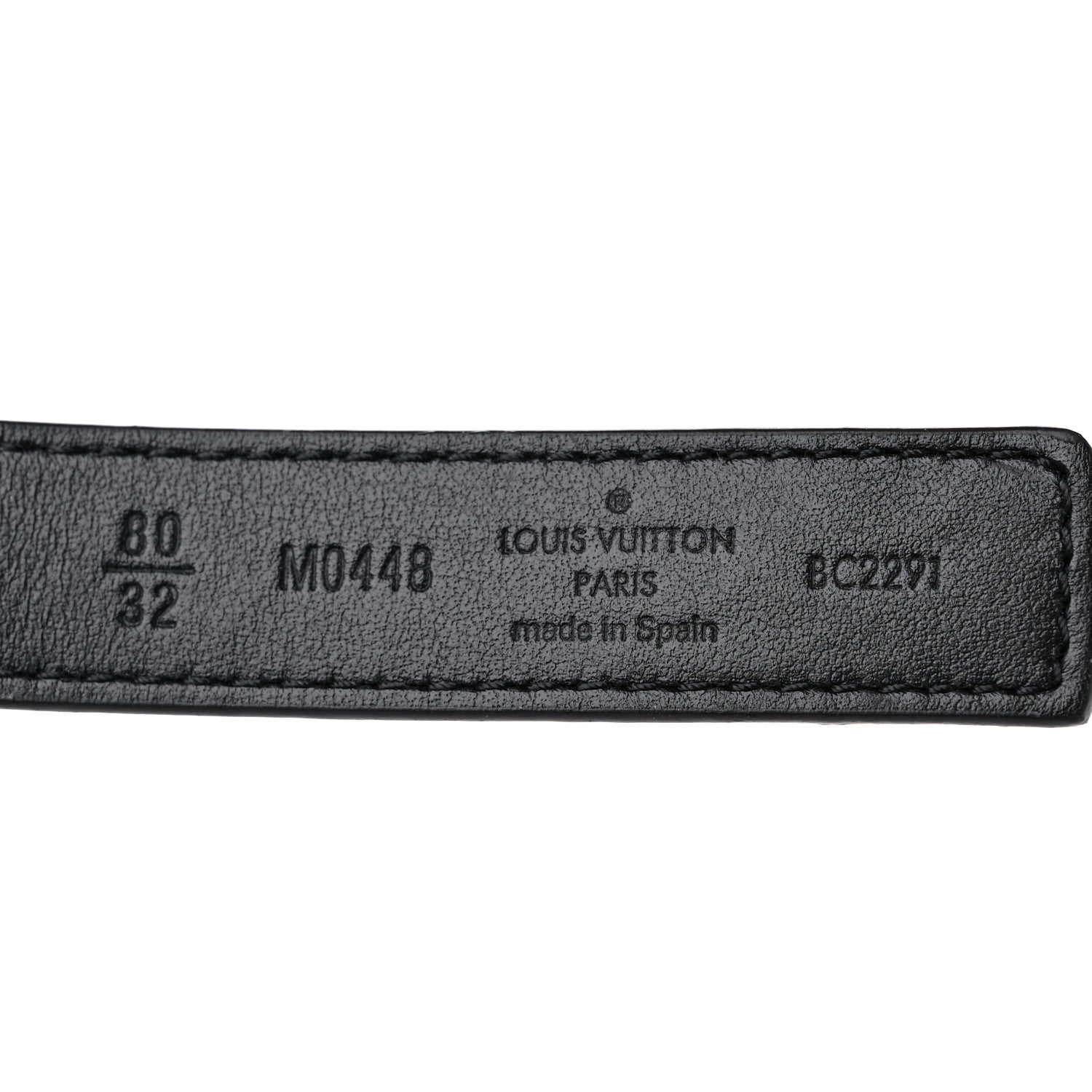 Louis Vuitton Mini Damier Ebene 25mm LV Initiales Belt 80 32 3 of 4