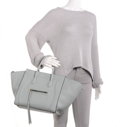 Celine Calfskin Small Phantom Luggage Glacier 2 of 8
