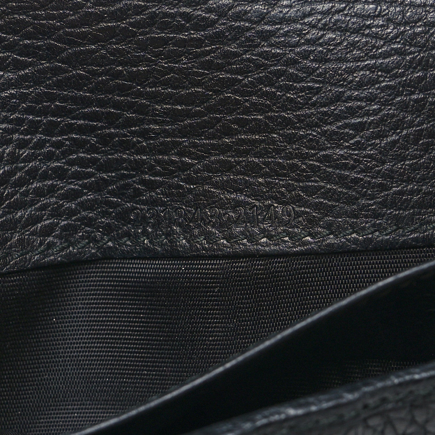 Gucci Calfskin Studded Soho Continental Wallet Black 9 of 10