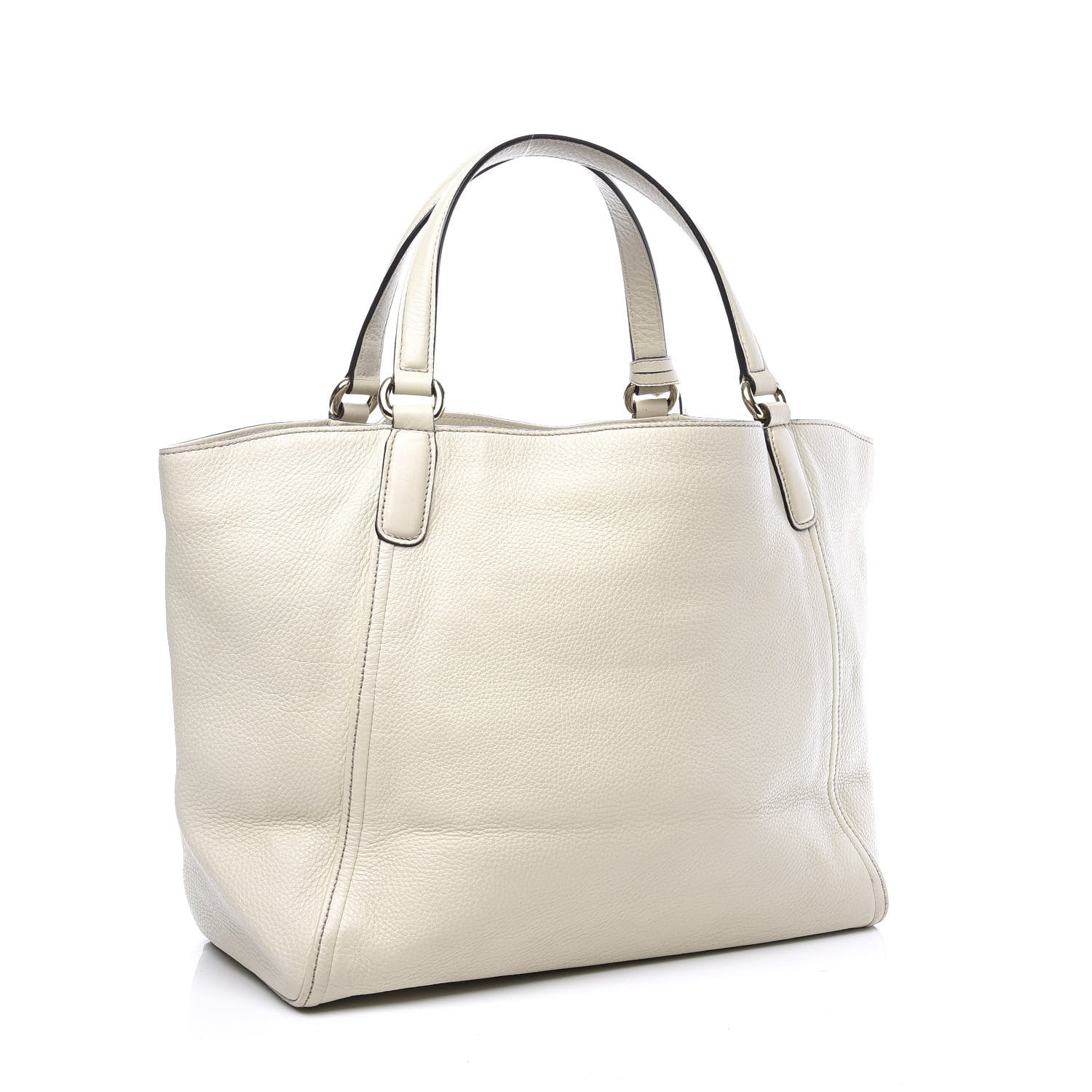Gucci Pebbled Calfskin Medium Soho Shoulder Bag Off White 2 of 11