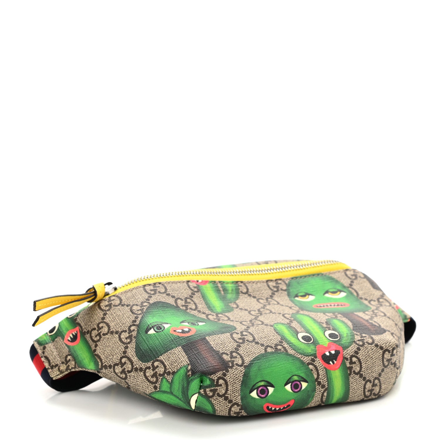 Gucci GG Supreme Monogram Smiling Plants Childrens Belt Bag Multicolor 4 of 8