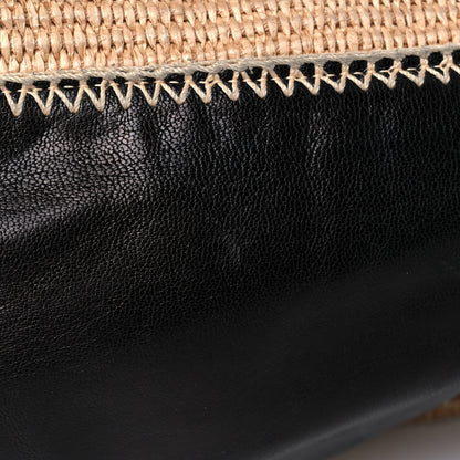 Saint Laurent Raffia Large Roady Natural Brown 17 of 18