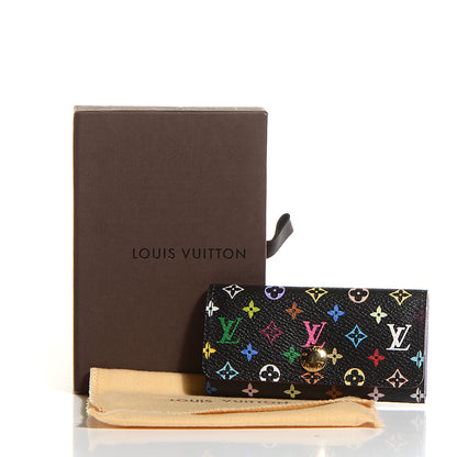 Louis Vuitton Monogram Multicolor Multicles 4 Key Holder Black Violet 8 of 8