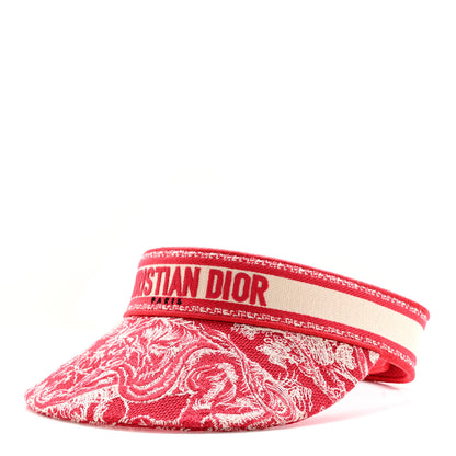 Christian Dior Toile De Jouy Reverse Visor Red 1 of 9