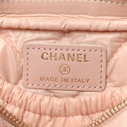 Chanel Caviar Quilted Small Curvy Pouch Cosmetic Case Light Pink 6 of 8