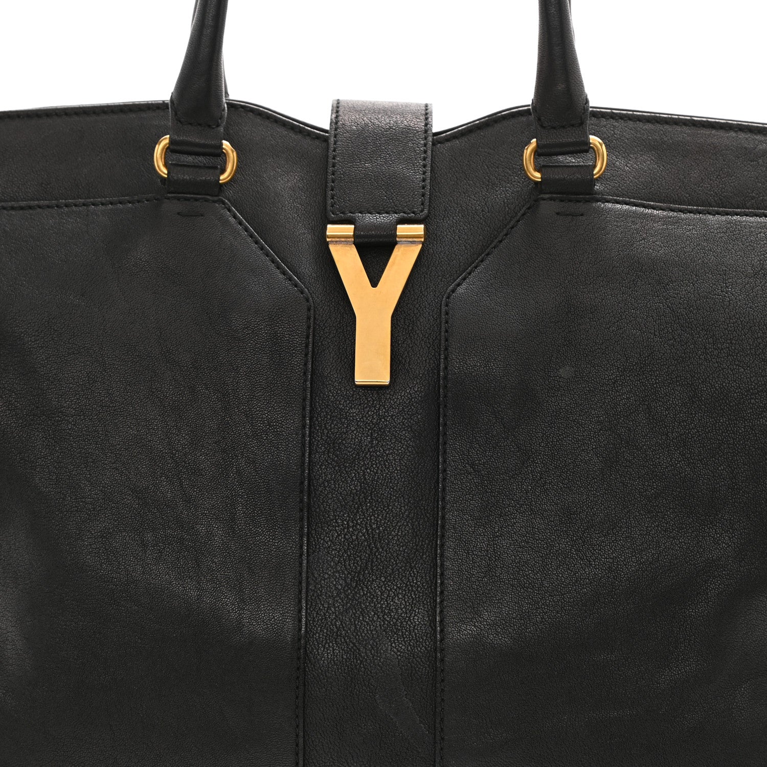Saint Laurent Sheepskin Large Cabas ChYc Black 15 of 23