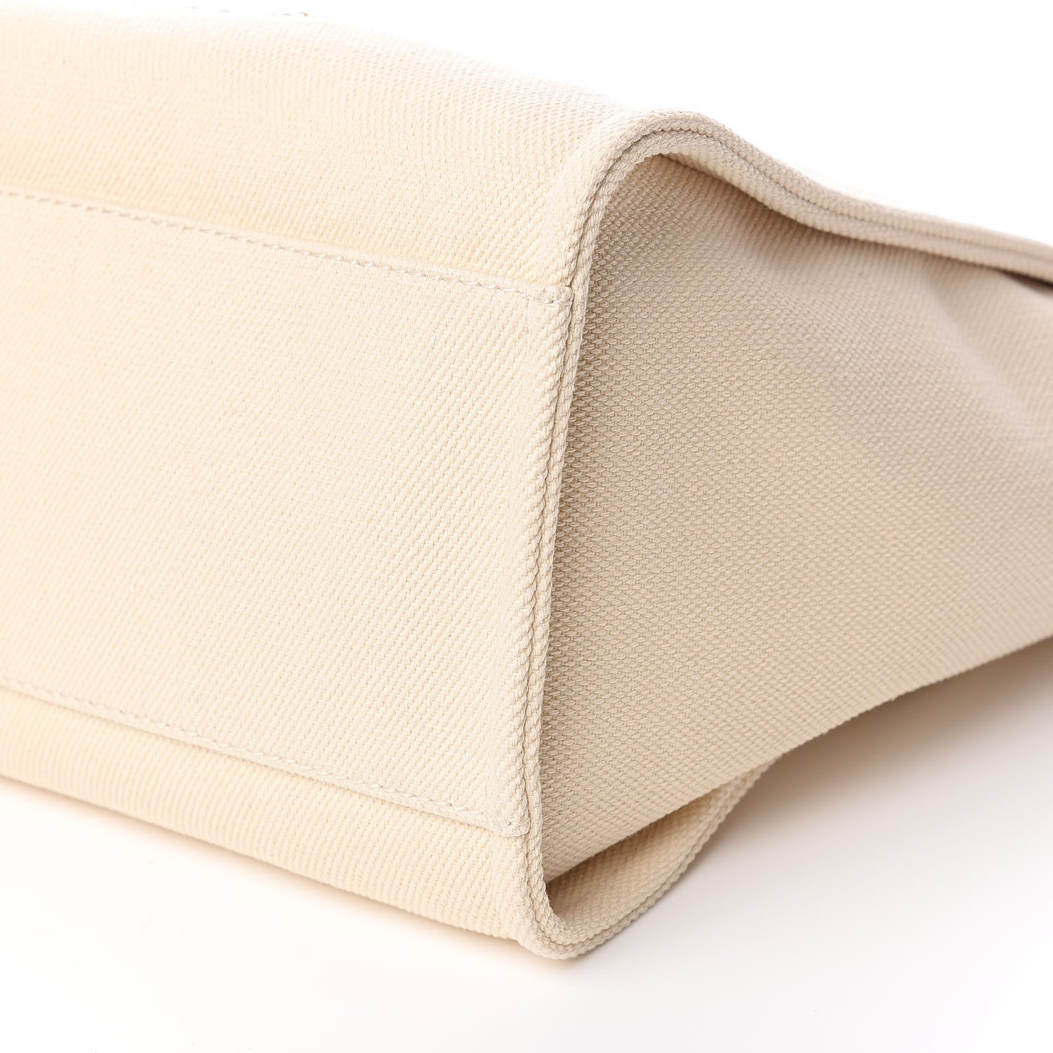 Chanel Canvas Pearl Large Deauville Tote Ecru Beige 9 of 10