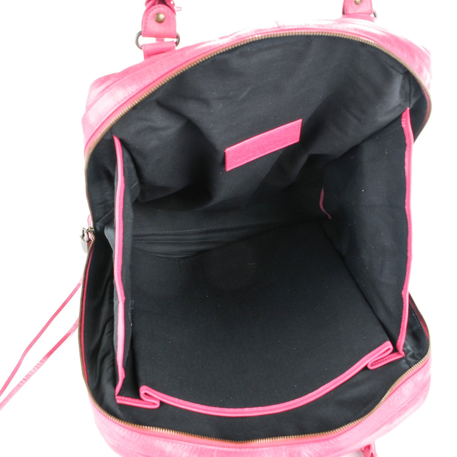 Balenciaga Agneau Classic Hardware Briefcase Tote Pivoine 6 of 8