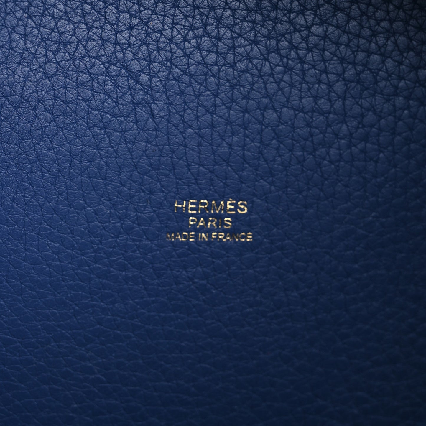 Taurillon Clemence Picotin Lock 22 MM Deep Bleu