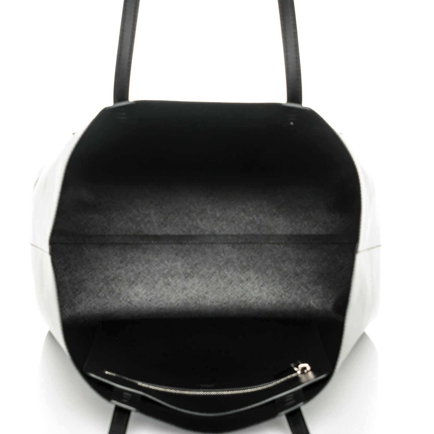 Fendi Vitello Ginevra Elaphe Monster Eyes Shopping Tote Black Naturale 5 of 6