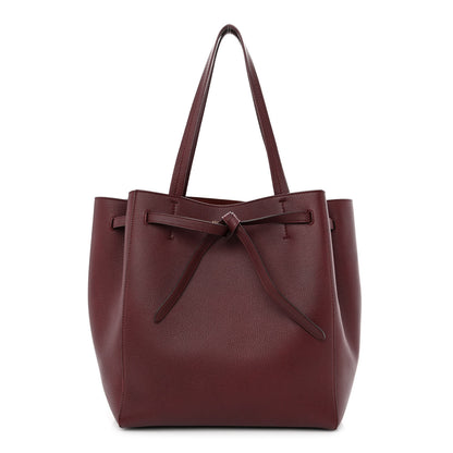 Celine Soft Grained Calfskin Small Belt Cabas Phantom Light Burgundy 1 of 10