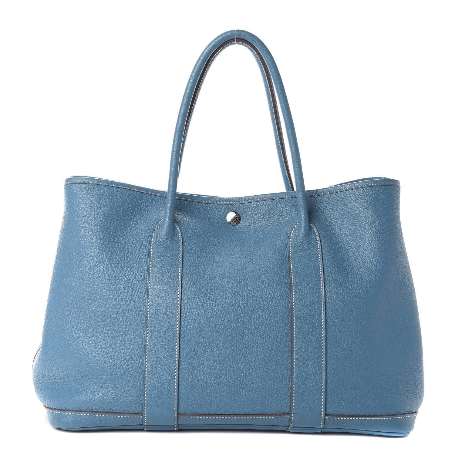 Hermes Buffle Sindhu Garden Party MM 36 Azur 1 of 9