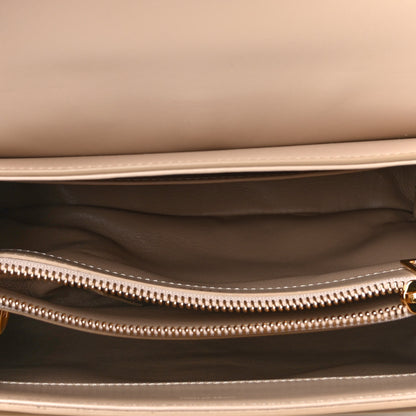 Celine Satinated Calfskin Small 16 Top Handle Bag Beige 4 of 4