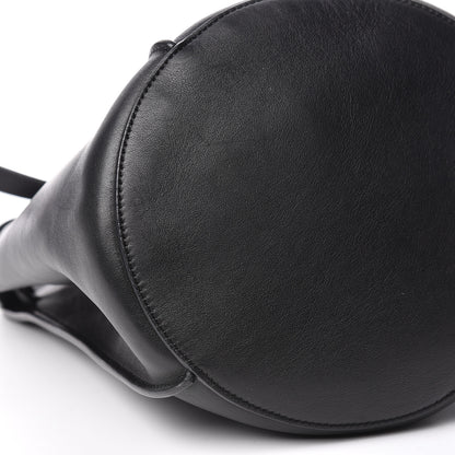 Celine Smooth Calfskin Long Strap Big Bucket Bag Black 10 of 11