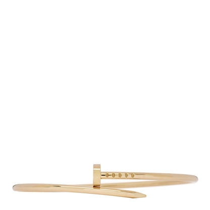 Cartier 18K Yellow Gold Small Juste Un Clou Bracelet 17 1 of 5