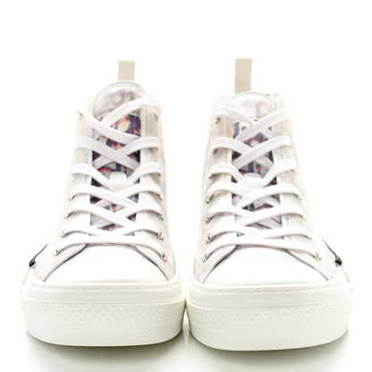 Christian Dior Technical Canvas Oblique Pixel Mens B23 High Top Sneakers 42 Blue Red 2 of 10