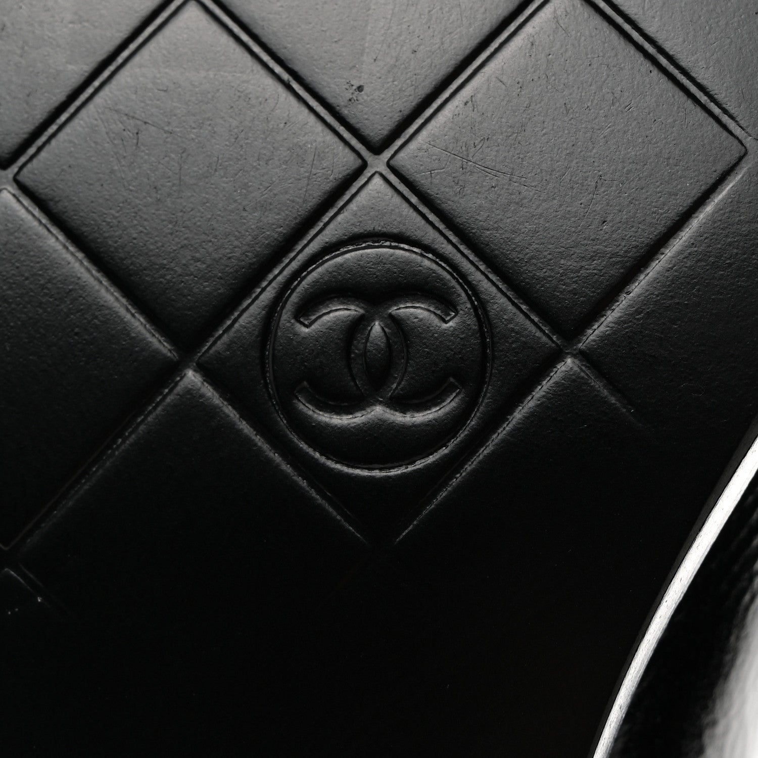 Chanel Calfskin CC Mocassins 38 Black 9 of 10