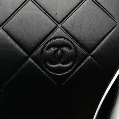 Chanel Calfskin CC Mocassins 38 Black 9 of 10
