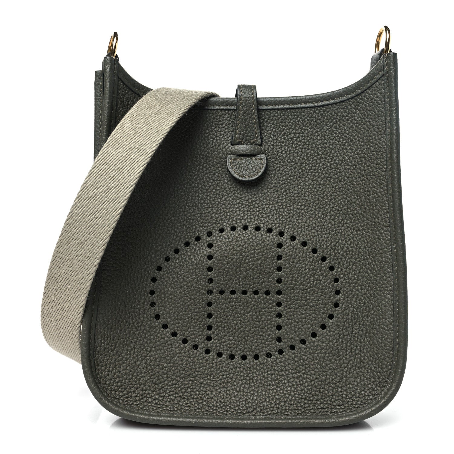 Hermes Taurillon Maurice Amazone Evelyne TPM Vert Olive Sauge 1 of 10
