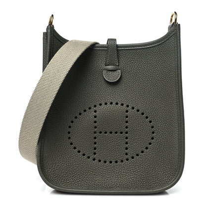 Hermes Taurillon Maurice Amazone Evelyne TPM Vert Olive Sauge 1 of 10