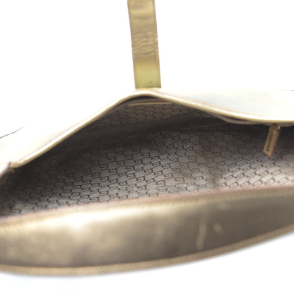 Gucci Metallic Calfskin Jackie O Hobo Gold 5 of 11