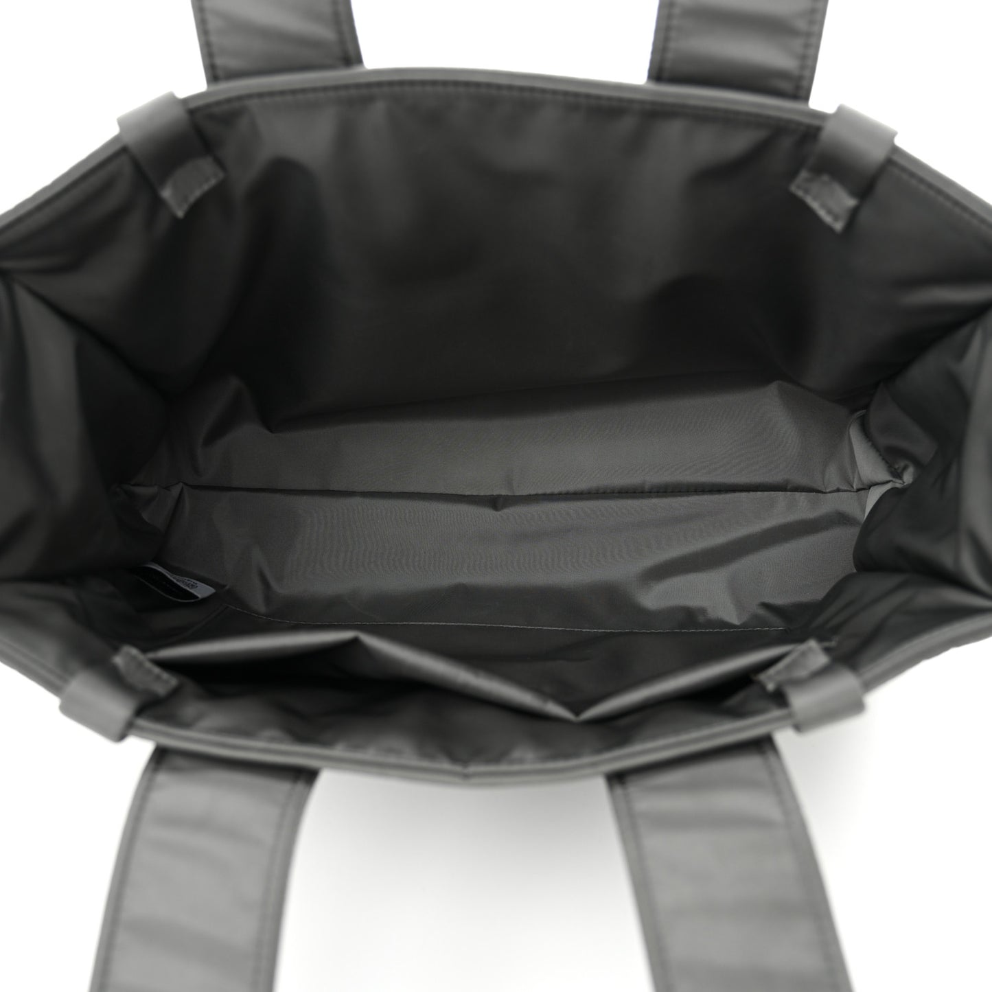 Recycled Nylon Medium Woody Ribbon Tote Elephant Grey