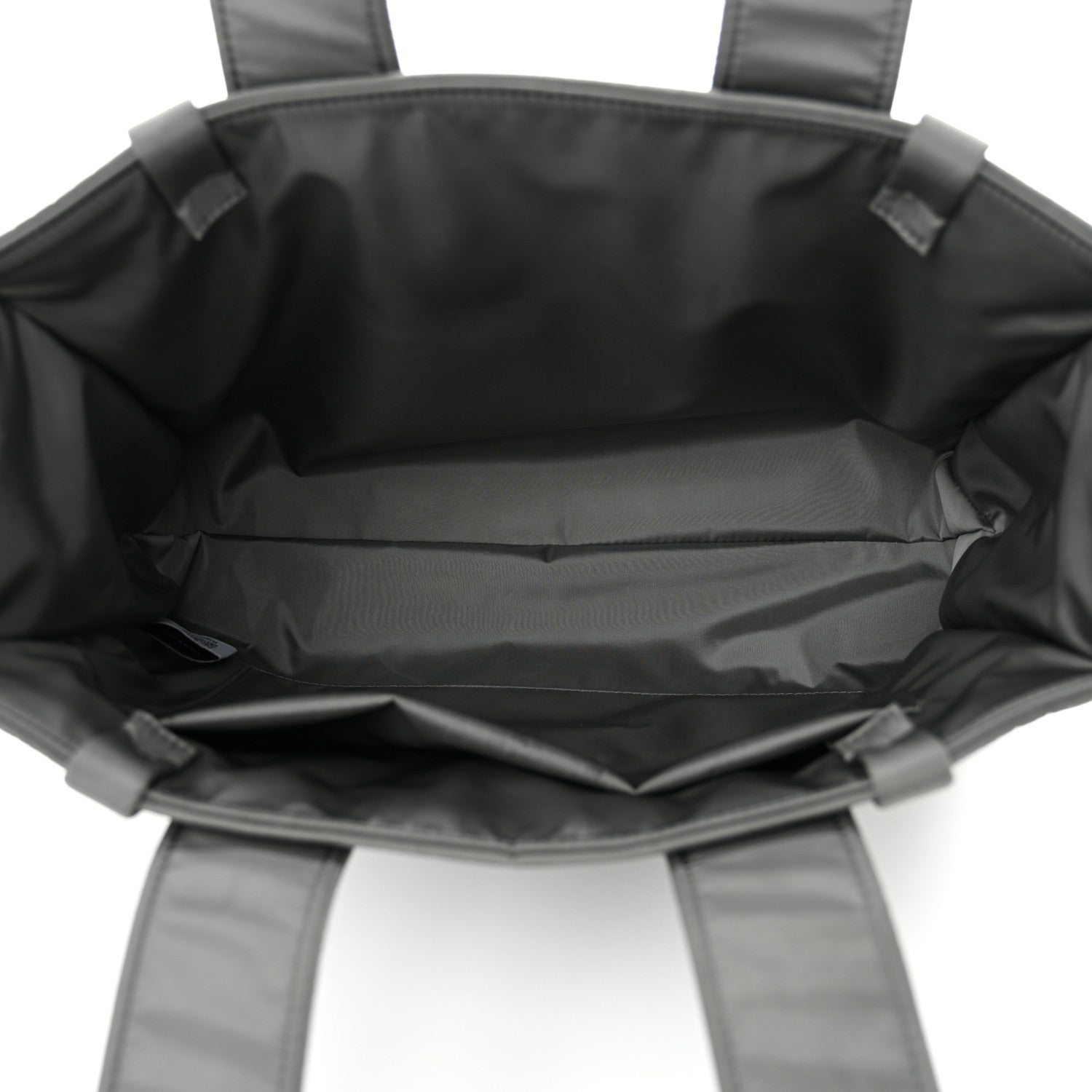 Chloe Recycled Nylon Medium Woody Ribbon Tote Elephant Grey 5 of 10