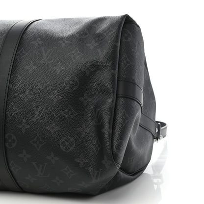 Louis Vuitton Monogram Eclipse Keepall Bandouliere 45 8 of 10