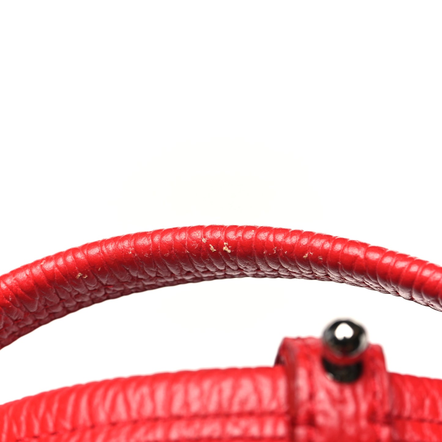 Textured Calfskin Medium Pashli Satchel Red