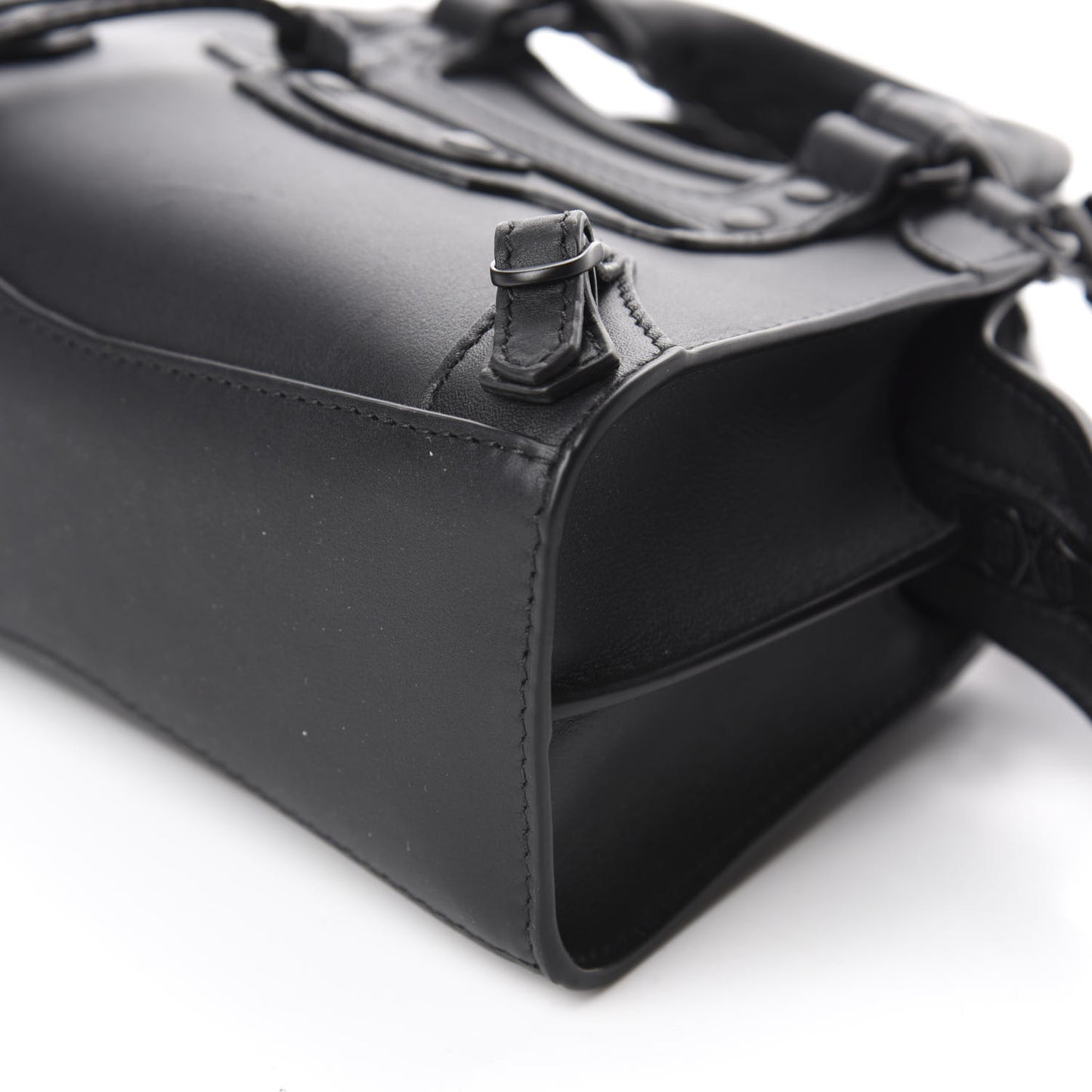Smooth Calfskin Neo Classic Black Hardware Nano City Crossbody Black