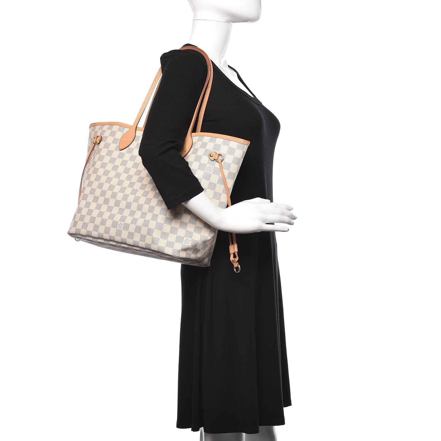 Louis Vuitton Damier Azur Neo Neverfull MM 2 of 16