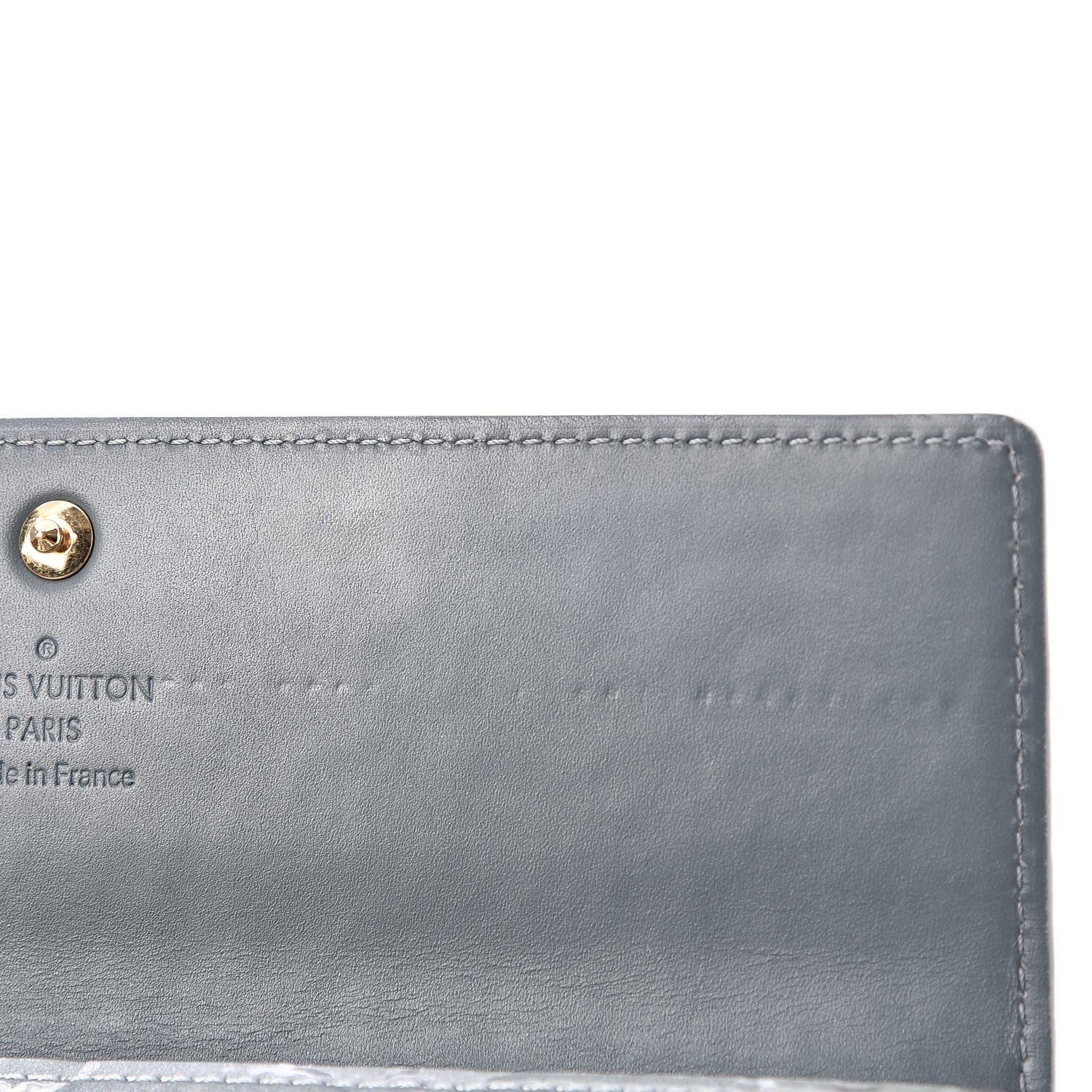 Louis Vuitton Vernis Sarah Wallet Givre 6 of 8