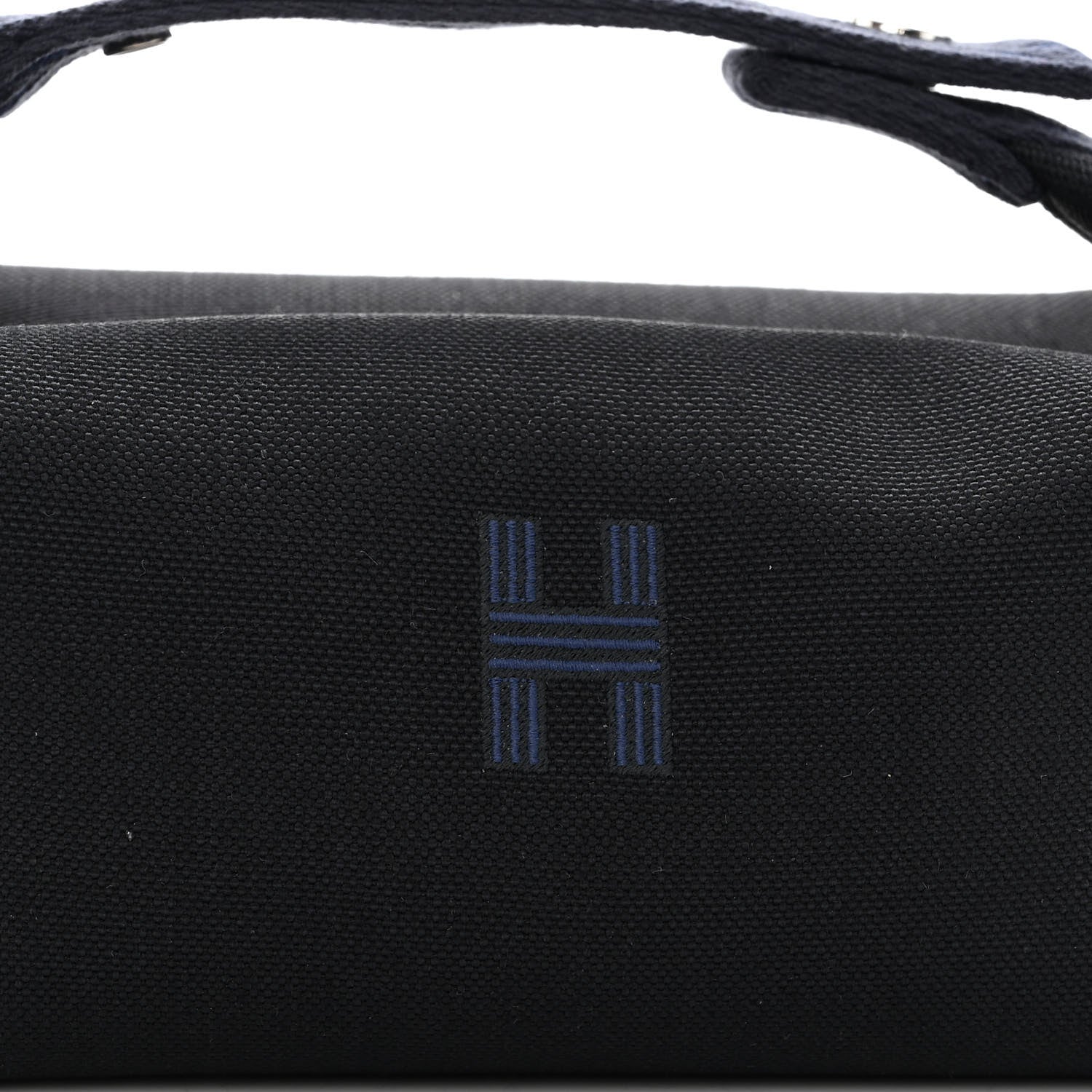 Hermes Canvas Small Bride-A-Brac Pouch Black Bleu Nuit 8 of 10