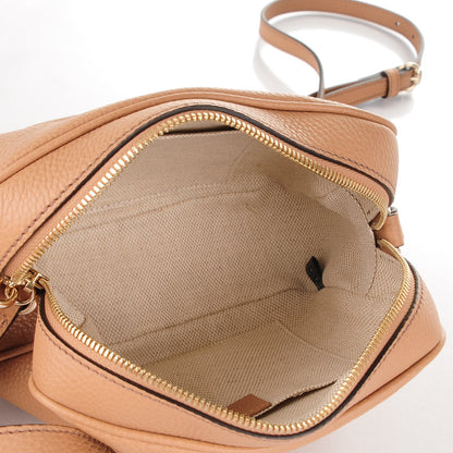 Gucci Pebbled Calfskin Small Soho Disco Bag Rose Beige 5 of 7