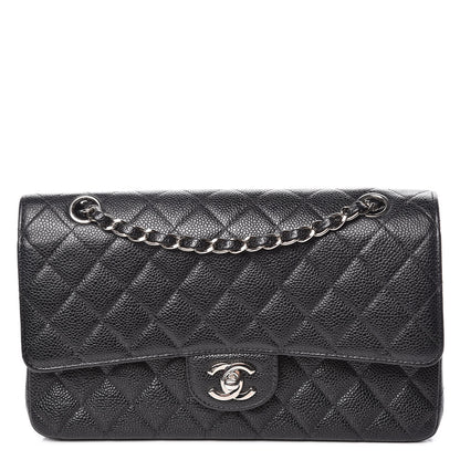 Chanel Caviar Quilted Medium Double Flap Black 1 of 12