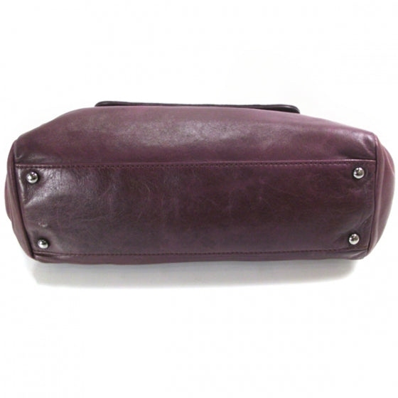 Lambskin Lax E/W Flap Purple