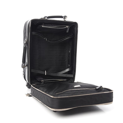 Prada Tessuto Nylon Saffiano Trolley Luggage Black 6 of 11