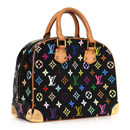 Louis Vuitton Monogram Multicolor Trouville Black 2 of 9