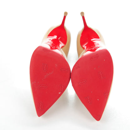 Christian Louboutin Jazz Calf Corneille 100 Pumps 40 Nude 5 of 8