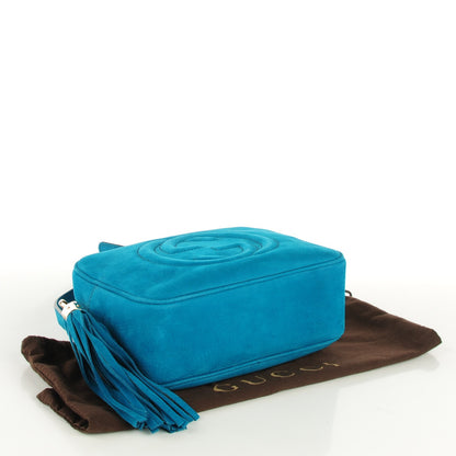 Gucci Vitello Range Small Soho Disco Bag Deep Cobalt 4 of 7